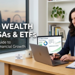 UK professional creating a plan for building wealth with ISAs and ETFs